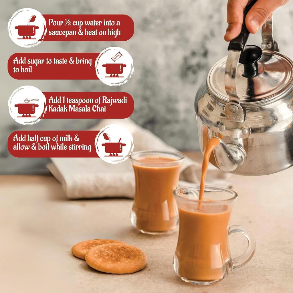 JAWAI RAJWADI KADAK MASALA CHAI (STRONG MASALA TEA) | Immunity Booster | Masala Chai Patti | CTC Tea With Immunity Boosters | Makes 160 Cups (400 g)