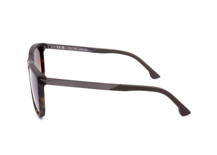Lunettes de Soleil Police SPLC35M 57/16/145 0738 MATT DARK HAVANA ACETATE MAN POL SUN SPLC35M 0738 57 16 145