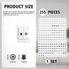 Switch Sticker Labels for Fan Light Controls, 255 Pieces, Clear, Home and Office Organization