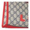 Gucci GG Supreme Bear Print Design Tote Bag Tote Bag Shopping Bag Nylon and Leather Handbag Children's Beige + Blue + Red