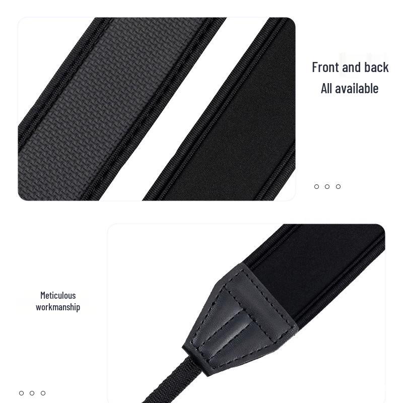 Универсальный ударопоглощающий ремень для DSLR/беззеркальной камеры - Мягкий, удобный, широкий и эластичный для шеи/плеча