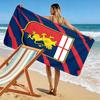 Genoa CFC logo Beach Towel, Large Soft Quick Dry Towel for Beach Camping Swimming