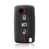 Силиконовый чехол для автомобильного брелока для Citroen C2 C3 C4 C5 C6 Xsara Berlingo для Peugeot 207 307 308 407 607 807 защитный брелок