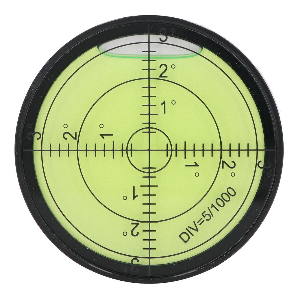 Круглый пузырьковый уровень Светящийся Высокоточный Алюминиевый сплав Горизонтальный шариковый нивелир для автодома, камеры