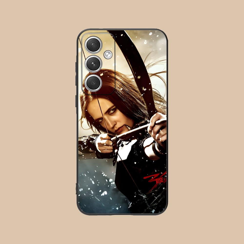 Матовая TPU чехол-бампер Eva Green для Samsung Galaxy S26 S25 S24 S23 S22 S21 S20 Note20 Plus FE Ultra Цветная крышка
