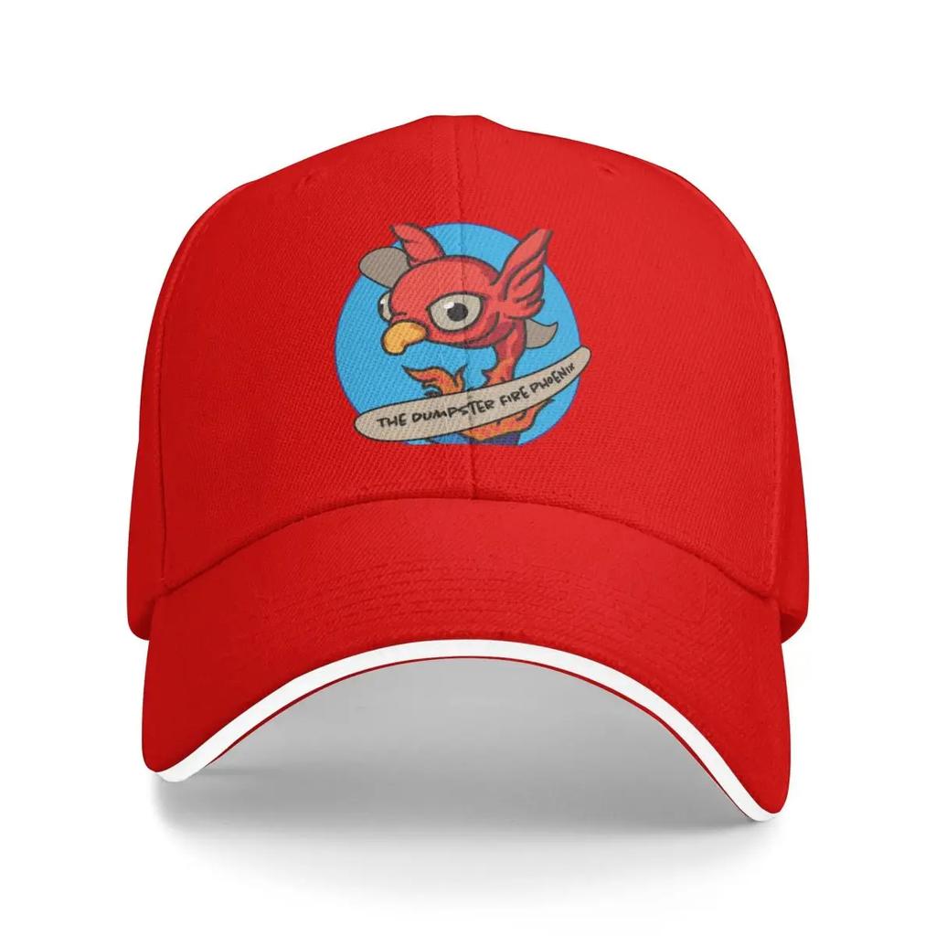 The Dumpster Fire Phoenix Baseball Cap Bobble Hat Beach Outing Cosplay Hood Golf Wear Men Womens