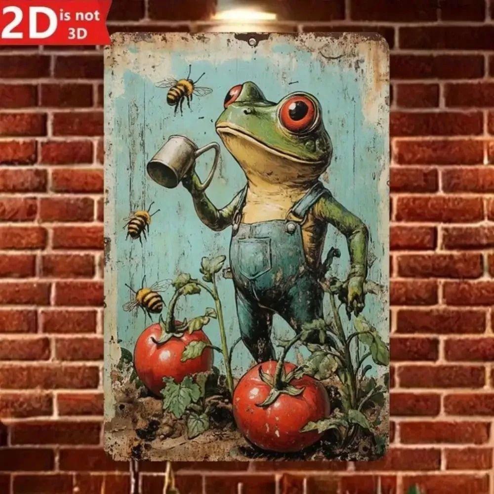 Ретро-камера Стопка Металлическая табличка Арт-декор 30x20см для стены фотостудии