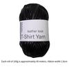 Metallic T Shirt Yarn Soft 40M Shiny Knitting Crochet Yarn Crochet Bag Yarn for Crocheting Keychains Handmade Bag DIY Bags