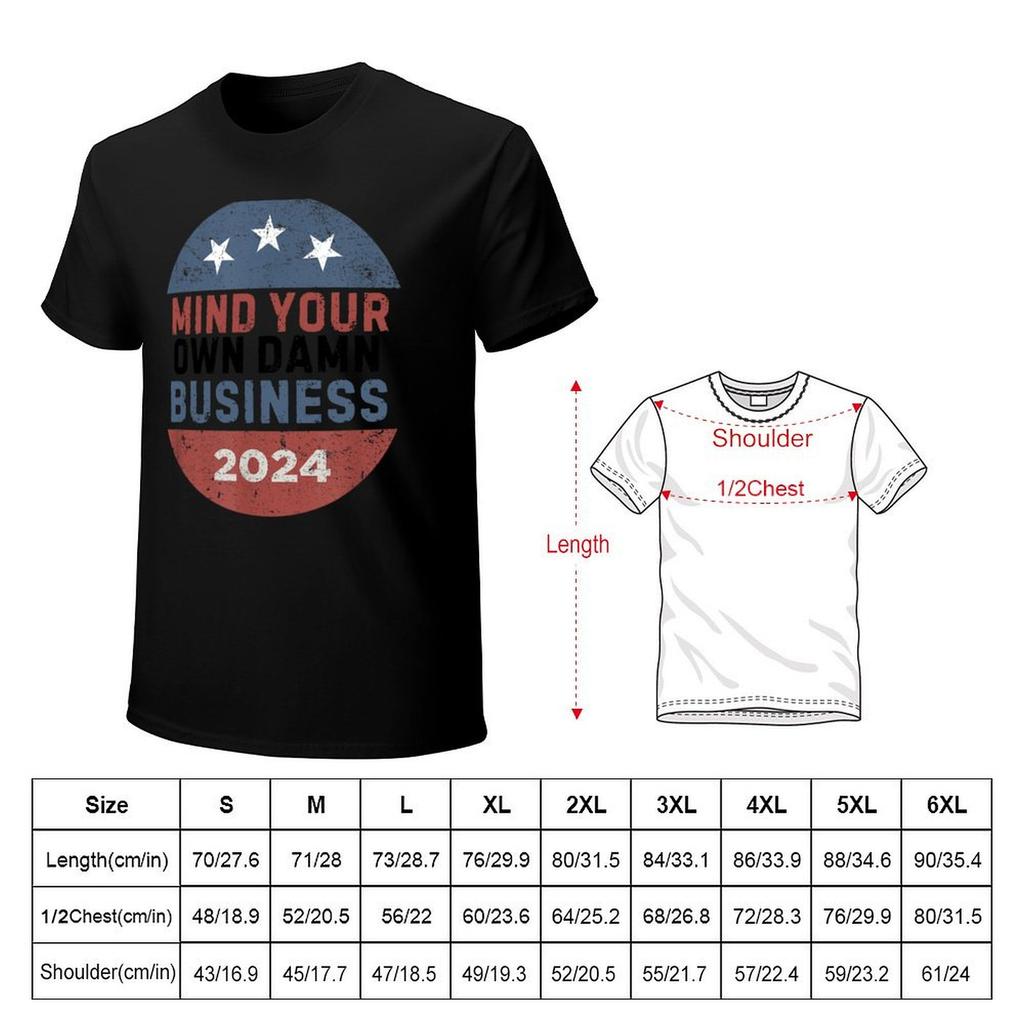 Mind Your Own Damn Business tim walz kamala harris 2024 TShirt Personalized tshirt animal prinfor boys sweat shirts men