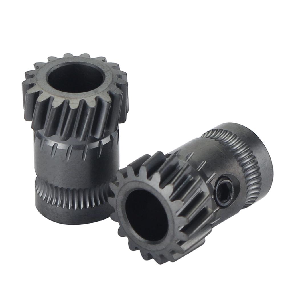 Винтовая шестерня, высокопрочная штампованная сталь, шестерни, обновленные детали 3D-принтера для мини-экструдера V1 V2 с двойной шестерней Sherpa