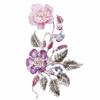 Large Flower Embroidery Lace Appliques Beaded Sequin Pearl Lace Applique Patches  Cloth