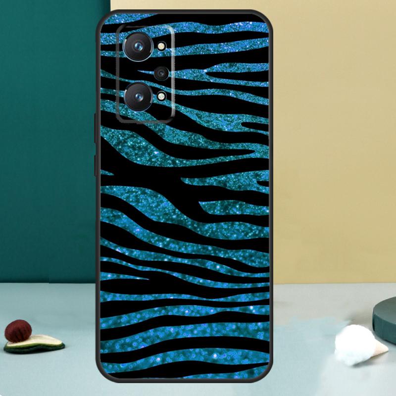 Чехол с принтом под шкуру зебры для Realme GT 6T 5 6 GT 7 Pro C67 C75 C61 C55 C53 C51 C21Y C25S 10 11 12 13 14 Pro Plus