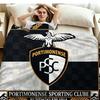 Portimonense SC Print Flannel Blanket High Quality Warm Comfortable Cover for All Seasons Perfect for Gifts Home Decor