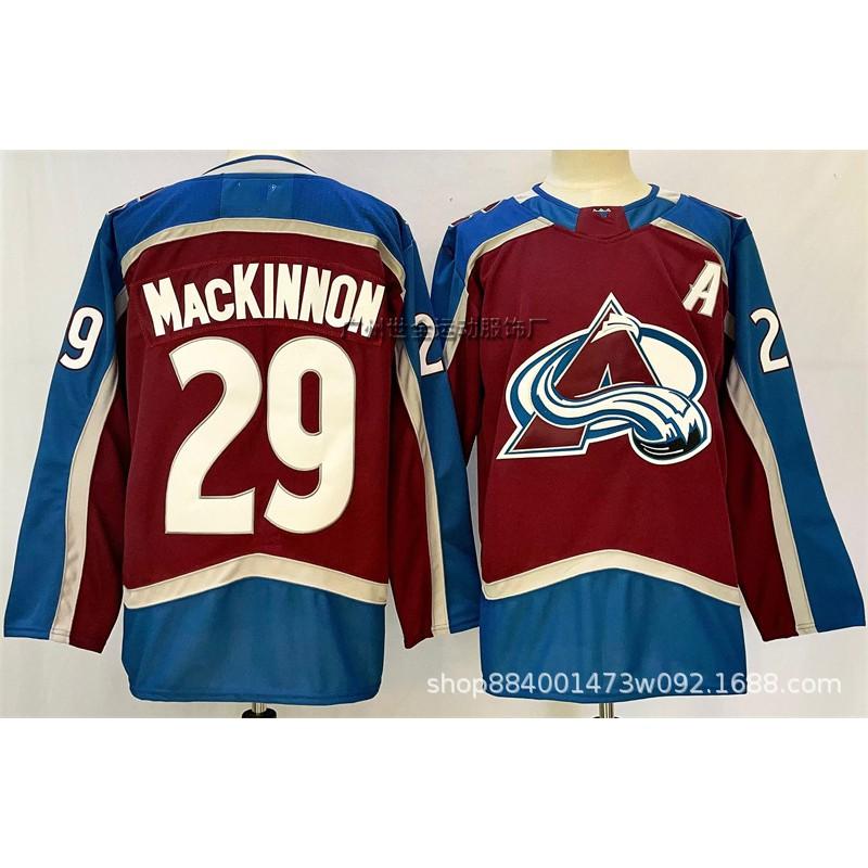 Mens Retro Ice Hockey Jersey Team Uniform 29 Number Embroidered Cotton Blend Practice Shirt Adult Players