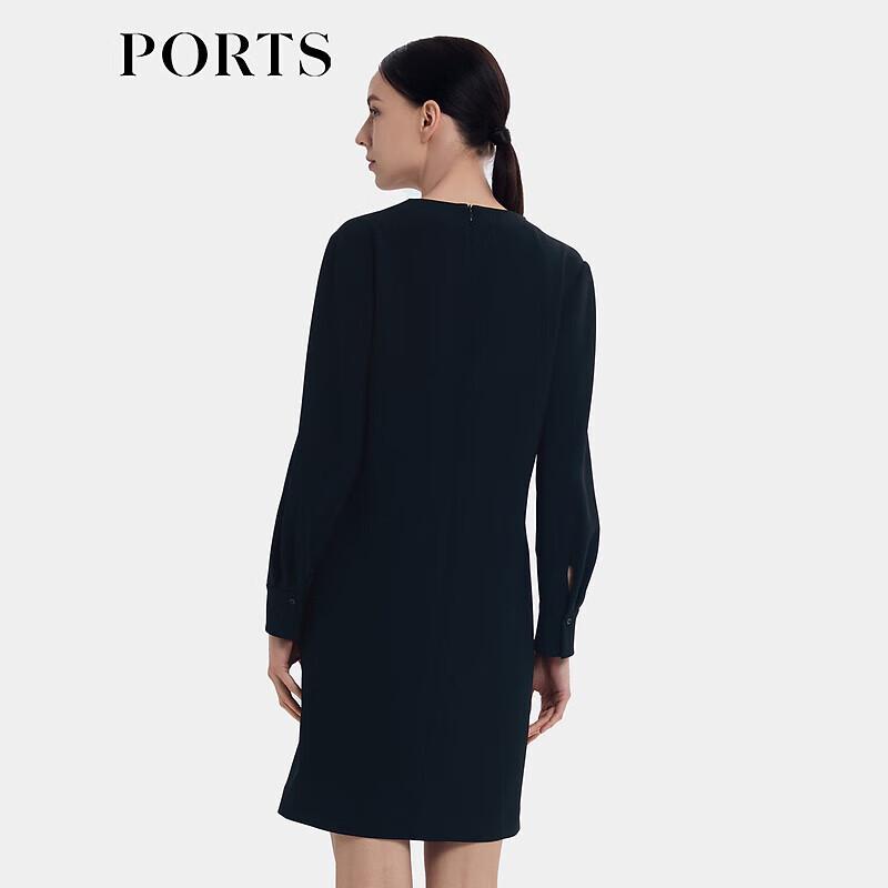 PORTS Women's V-Neck A-Line Mini Dress LT9D127NWB011