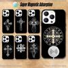 Икона Православного Христианского Креста Чехол для Телефона Для iPhone 16,15,14,13,12,11,Pro,Max,Plus,Mini,Magsafe,Магнитный Чехол для Беспроводной Зарядки