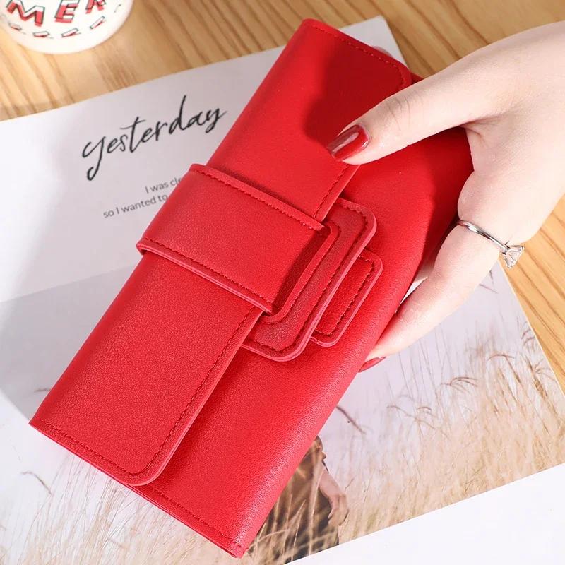 Женский кошелек, держатель для карт, кошельки для монет, клатч, держатель для телефона, кредитная карта, женская роскошная кожаная сумка большой емкости с застежкой-молнией