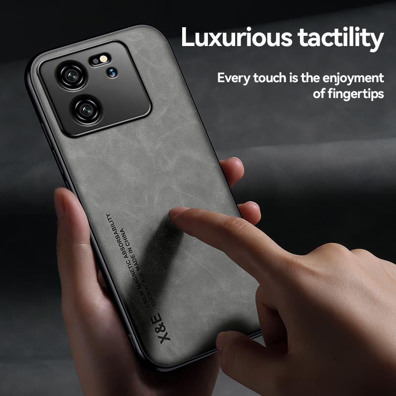 Роскошный противоударный чехол для Xiaomi 13T Pro 14T защитный чехол встроенный магнитный автомобильный держатель защита телефона чехол Fundas