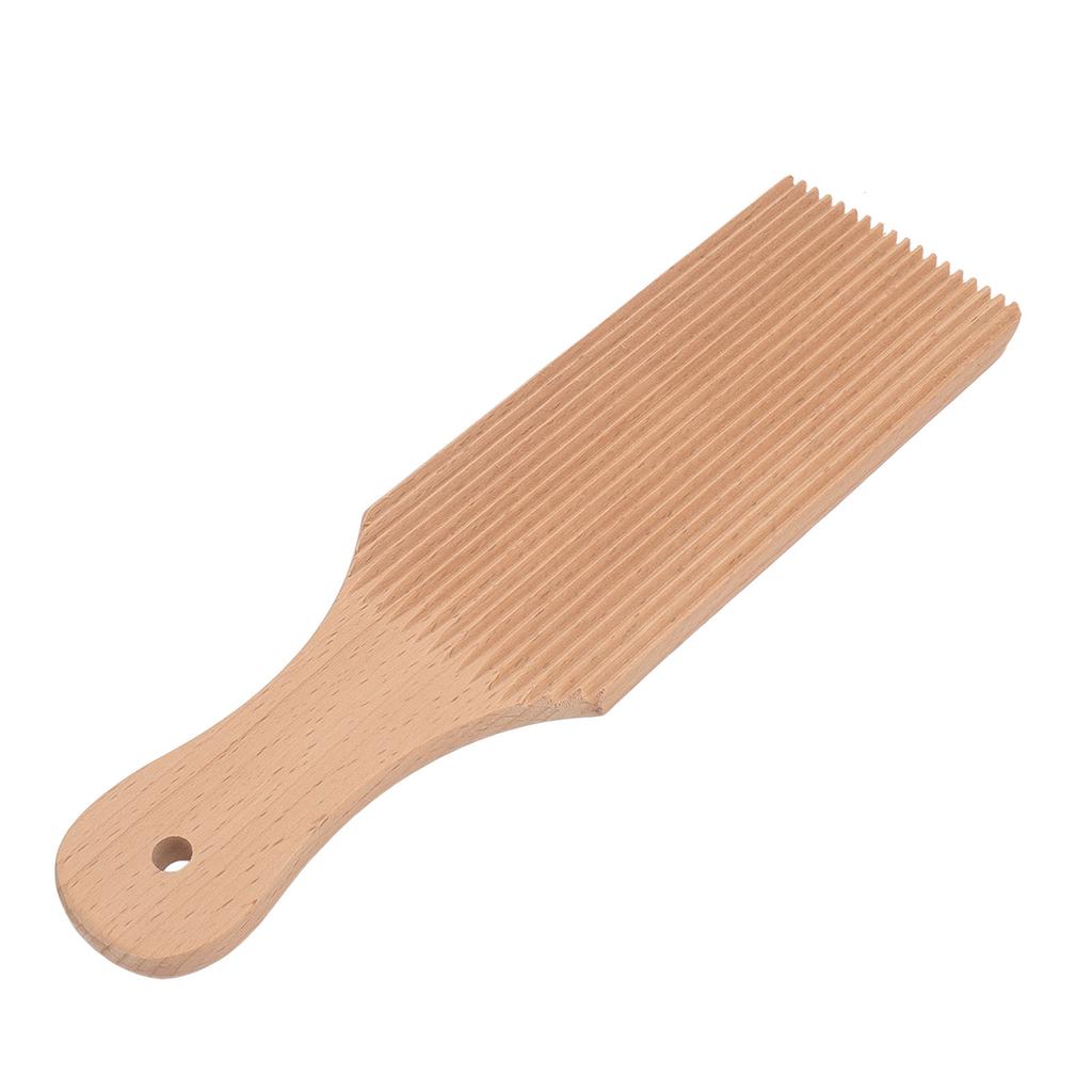 Gnocchi Board Perfect Curved Pattern Easy Grip Handle Beechwood Gnocchi Paddle Pasta Making Tool