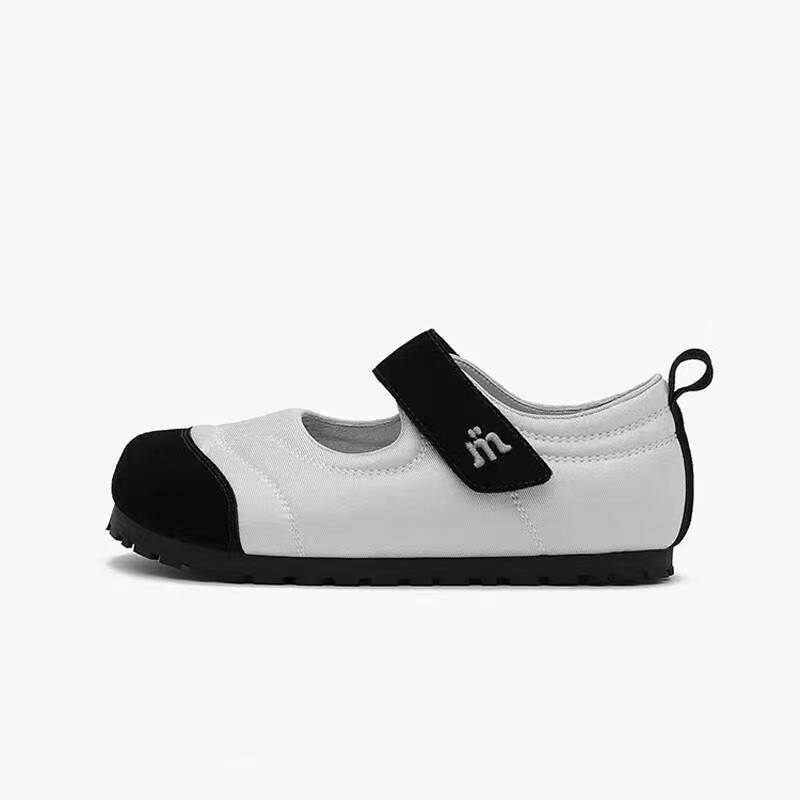 Niche design women's shoes 2025 spring and autumn new Velcro casual flat Mary Jane versatile single shoes