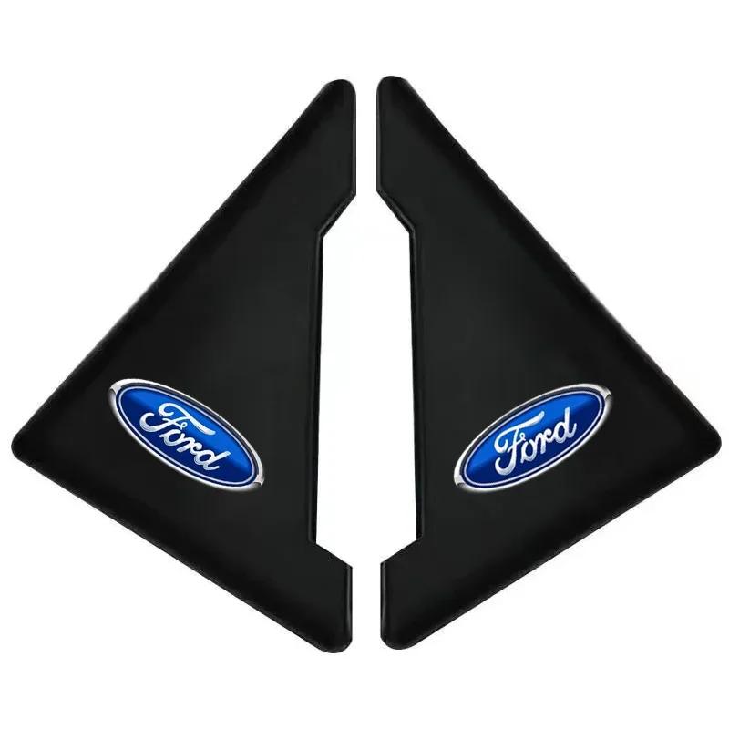 Car Sticker Hot For Ford 2PCS Silicone Car Door Corner Cover Bumper Crash Scratch Protector For Ford Fiesta EcoSport Ranger Mond