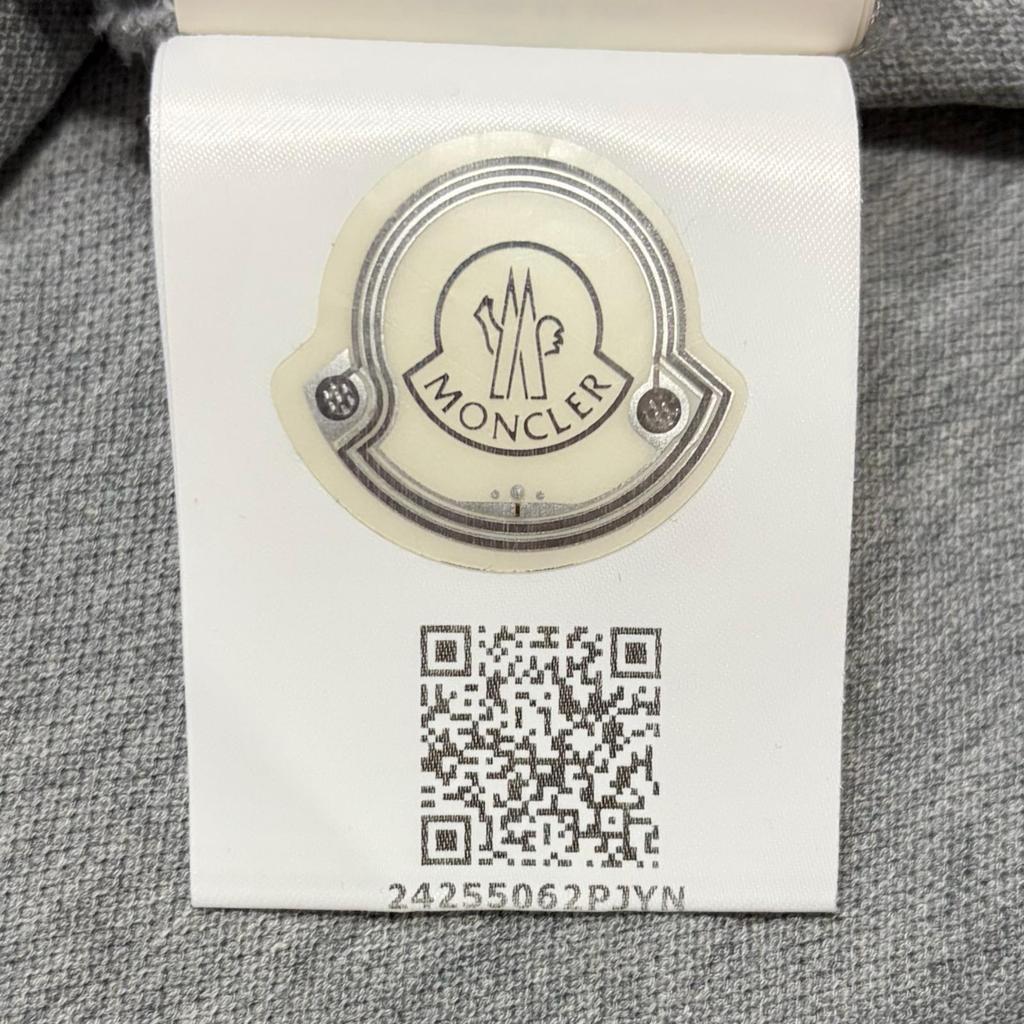 Used MONCLER 1091830515084556Polo shirt gray mens