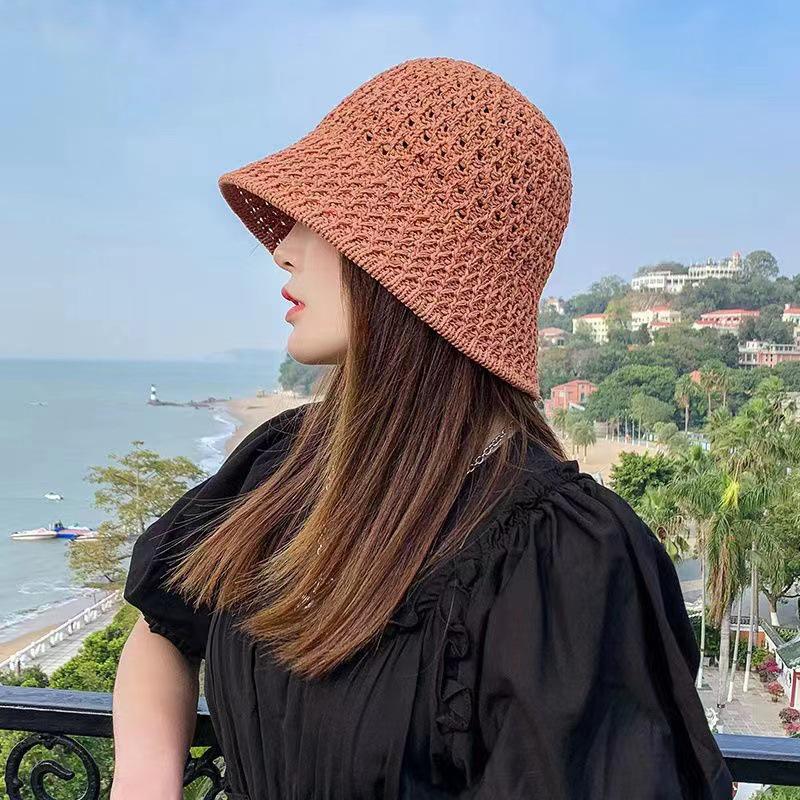 Girls Sun Hat Wide Brim Floppy Summer Hats For Women Beach Panama Hats