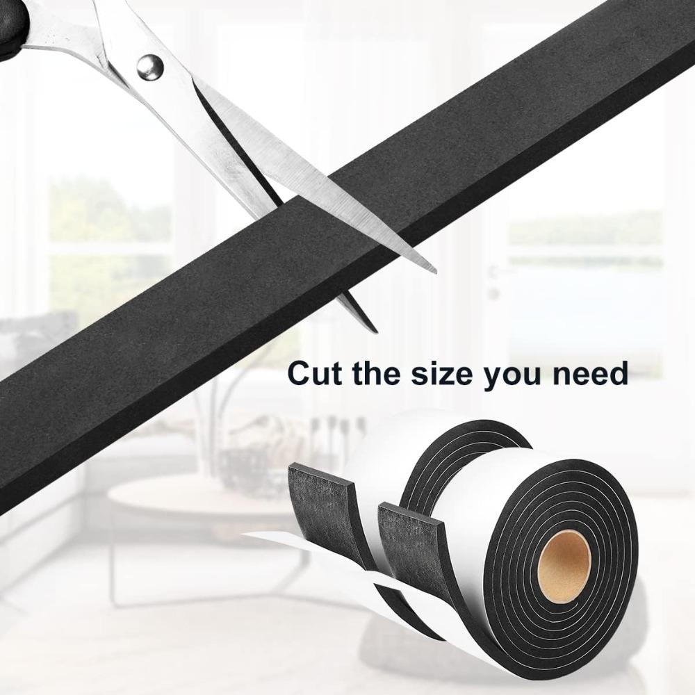 EVA Foam Adhesive Tape Moisture Proof Shockproof Friction Protection Preservative Tape Seal Single Sided Self-adhesive Foam