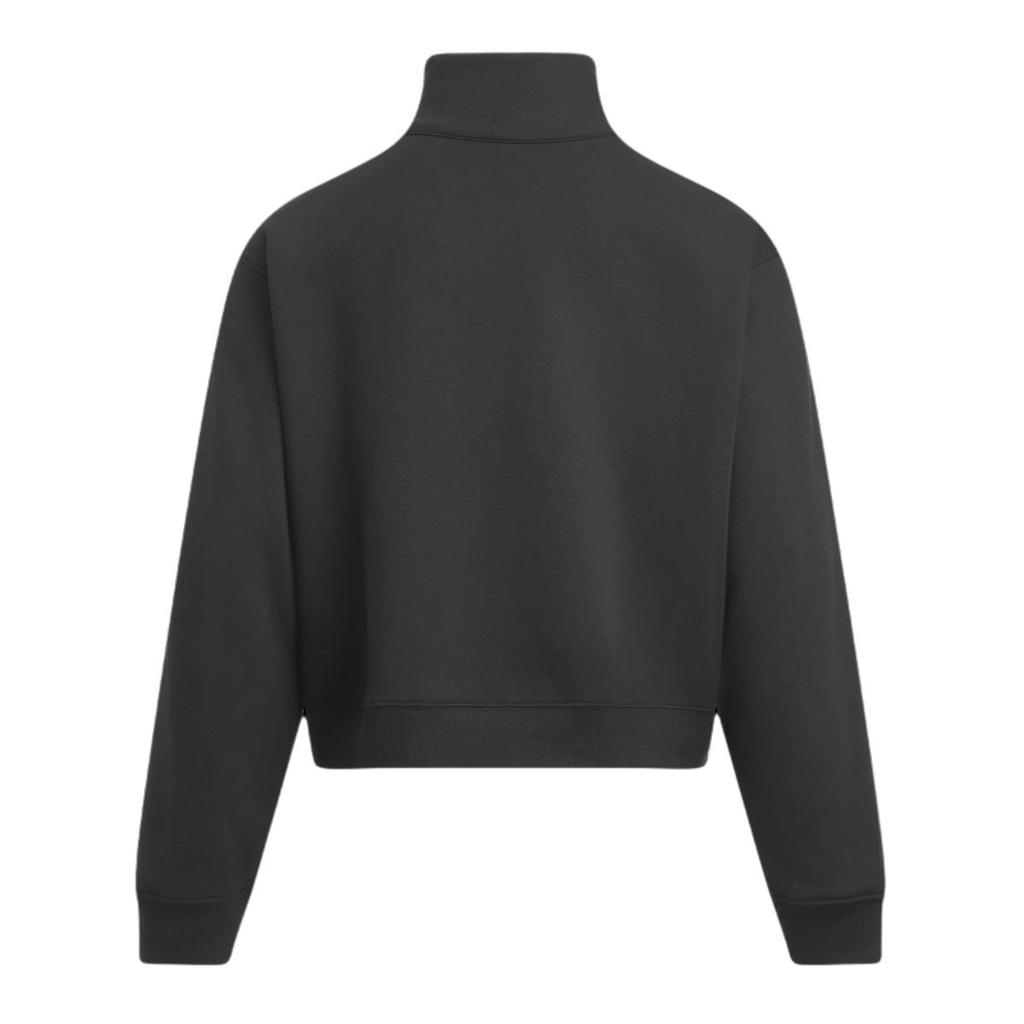 Under Armour Icon Vida Logo Knitted Warm Stand Collar Drop Shoulder Long Sleeve Sweatshirt Women Sweatshirt 6010108-001