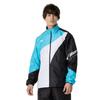 Tennis Wear Active Warmer Jacket Heat Retention Water Repellent 62MEA502 Black X Blue Atoll S