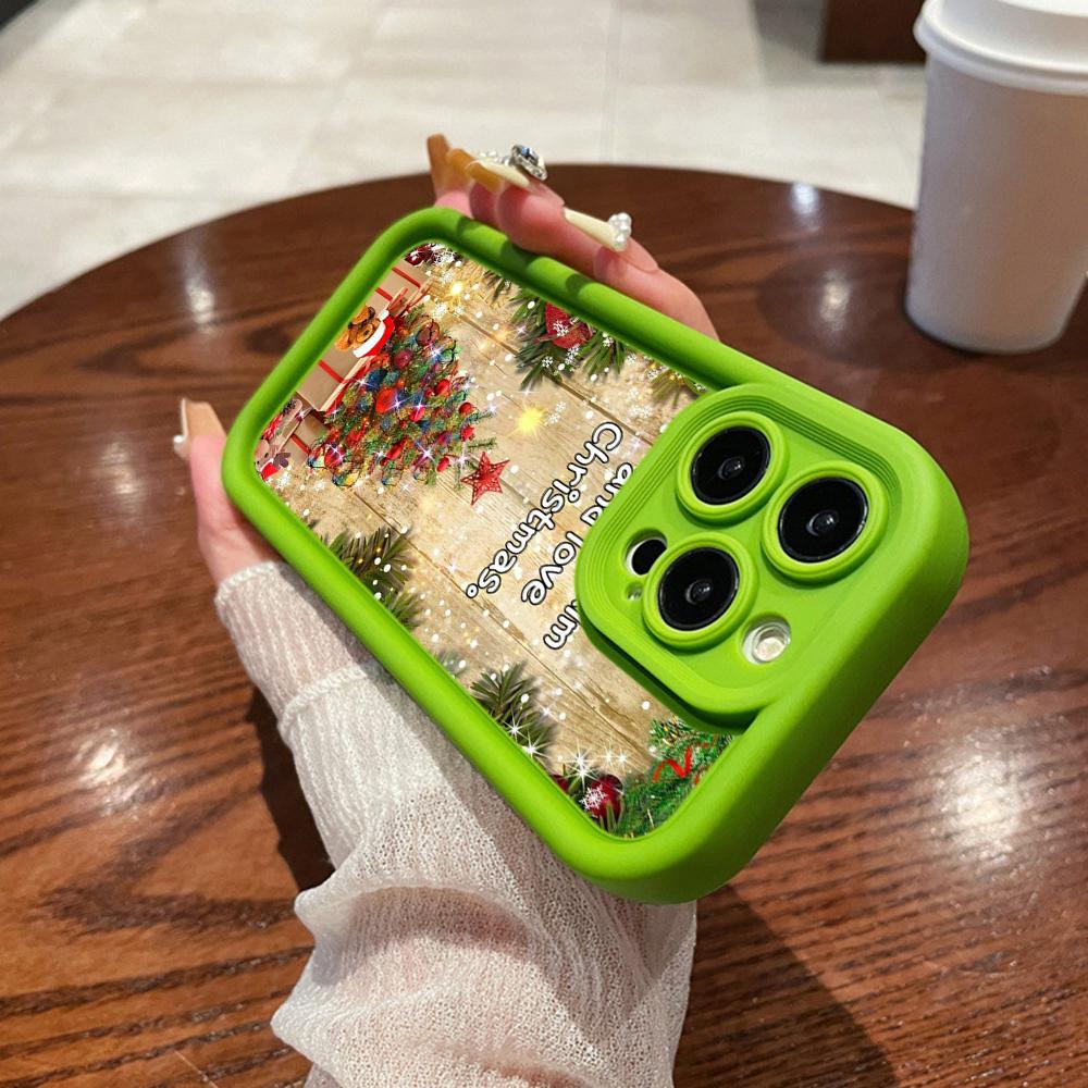 N114 Веселого Рождества desig art С Новым годом Мягкие чехлы для телефонов Angel Eyes для iPhone 16 15 14 13 11 Pro Max 8 7 6s Plus 12 XR XS Max Противоударный чехол