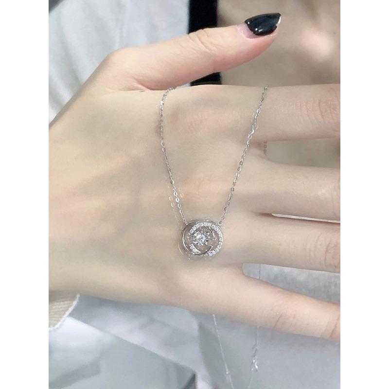 Ожерелье девушка бьющееся сердце подвесной светильник роскошная ниша Циси фестиваль подарок для девушки