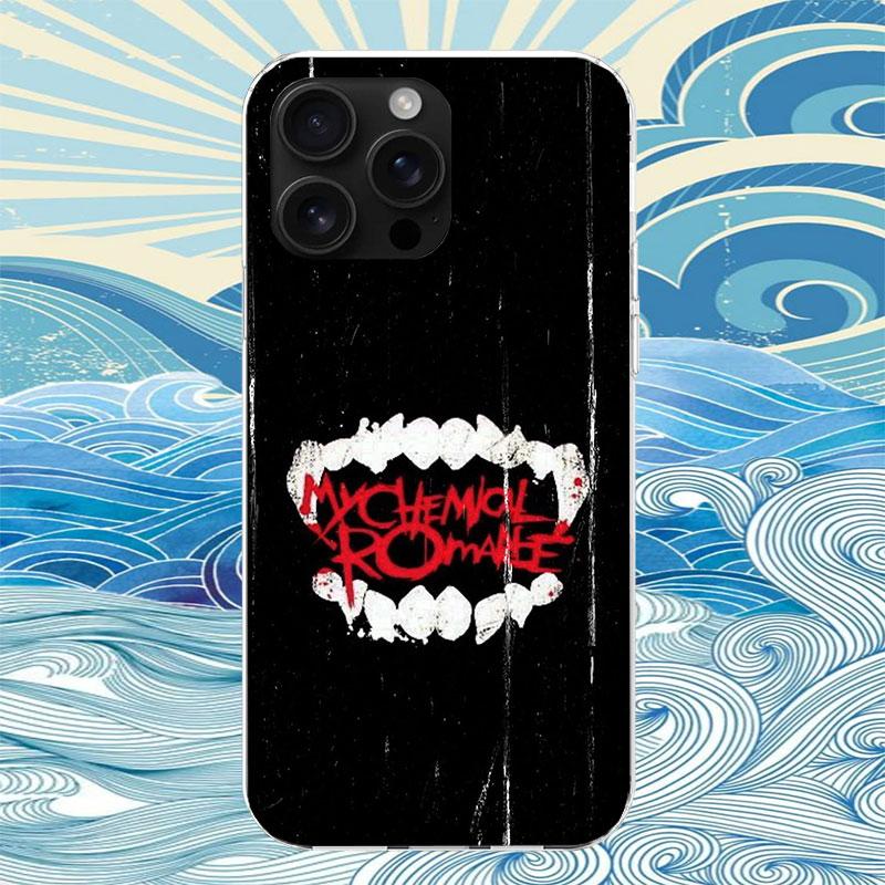 Чехол для телефона My Chemical Romance MCR для iPhone 11 12 13 Mini 14 15 Plus 17 Air 16 Pro Max 16E 7 8 SE 2020 Чехол с индивидуальной печатью