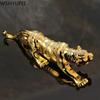 Chinese Style Metal Tiger Model Wealth Success Decoration Home Office Decoration Tabletop Ornaments Car Accessories