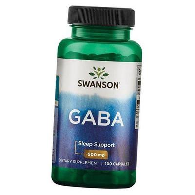 Гамма-аминомасляная кислота, GABA 500, 100капс (72280009)