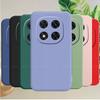 For Poco X7 Case Cover Xiaomi Poco X7 Pro Capas Shockproof Phone Bumper Back Original Liquid Silicone Soft TPU Fundas Poco X7