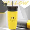 Portable Twizz Cup Leak-Proof Travel Mug with Straw Dual-layer Insulated Silicone Twist Design Hot/Cold Drinking Cups for Kids Students