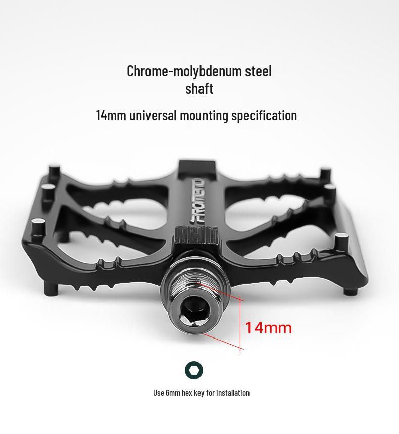 Педали складные быстросъемные из алюминиевого сплава с подшипниками для шоссейных велосипедов