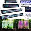 12V EU Plug Super Slim LED Aquarium Light Multi-Color Full Spectrum 30-120cm Fish Tank Aquatic Plant Marine Grow Lighting Lamp