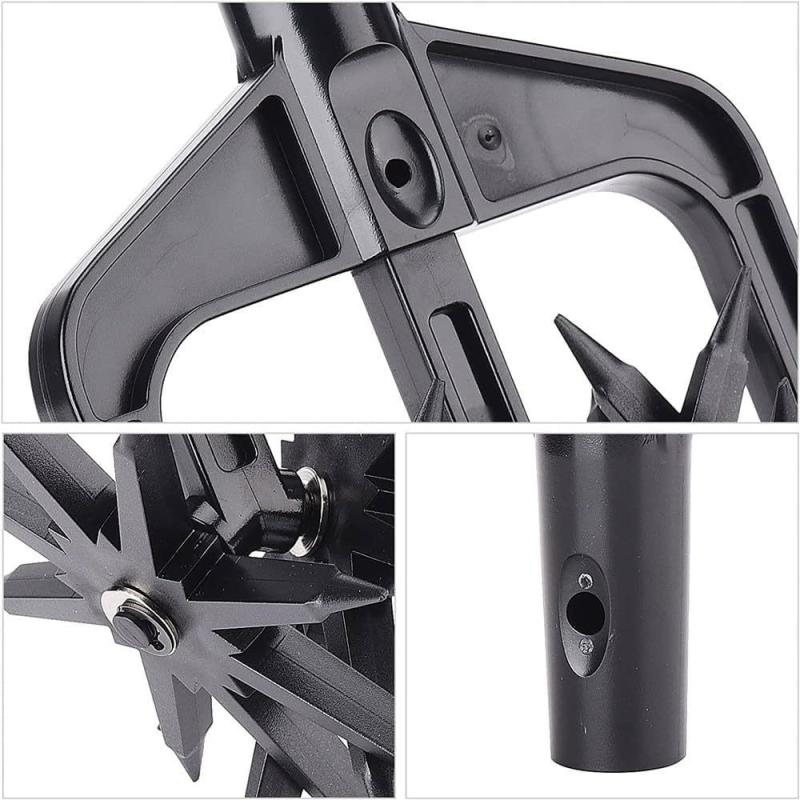 Садовый ротационный культиватор 2 в 1, рыхлитель газона, аэратор почвы, садовый инструмент для прополки, копания, переворачивания травы, аэратор для рыхления почвы