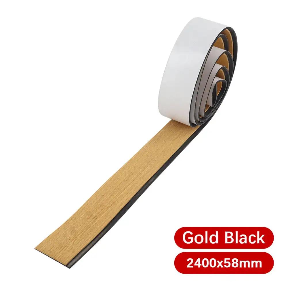 58x2400x5 мм самоклеящийся лист из вспененного ЭВА для палубы, напольное покрытие, искусственный тик, полосатый коврик для палубы яхты из вспененного ЭВА