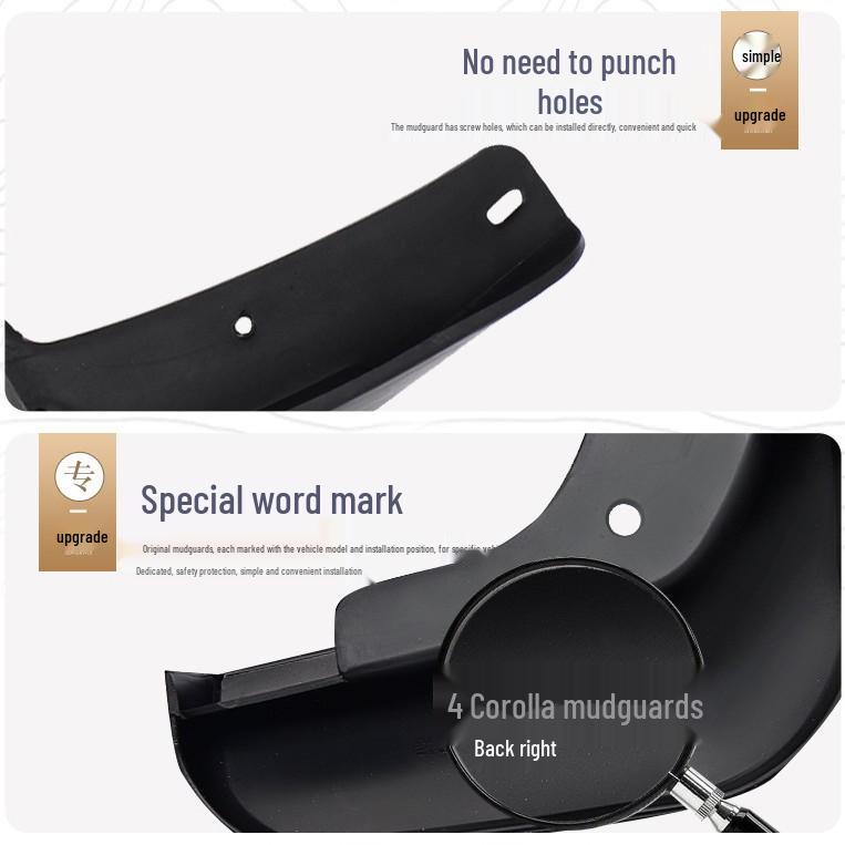 BMW 5 Series M Sport Mudguards (2019-2023): Cross-Border Shipping Available