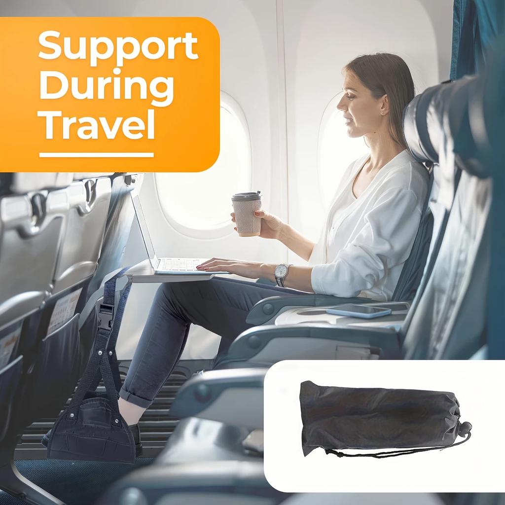 Дорожные аксессуары Дорожный отдых Подвесная кровать Офисный подвесной ремень Самолет Высокоскоростной поезд Отдых Нога Подвесная кровать Педаль для ног Подвесная нога