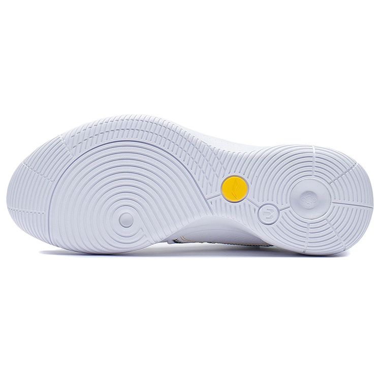 Li Ning Sonic Team Low Basketball Shoes Men Sneakers White ABPS023-4