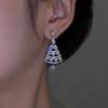 Alloy Christmas Drop Earrings Pendant Ear Studs New Xmas Tree Earrings  Women