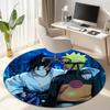Famous cartoon NARUTO protagonist Uzumaki Naruto round carpet soft home decoration anti-slip door mat outdoor picnic mat carpet M3