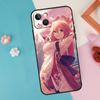 Yae Miko Genshin Impact Phone Case For iPhone 16 15 14 12 11 13 Pro Max Plus Mini XR 16e Funda Silicone Back Cover