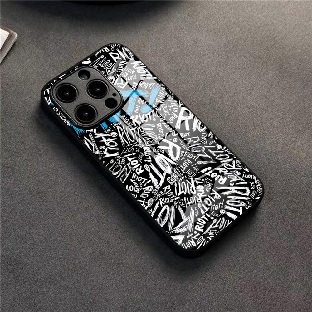 COOL Paramore Phone Case For 17 Pro Max IPhone 16 Pro 14 12 11 13 Mini X XR XS 15 Plus SE Glass Cover