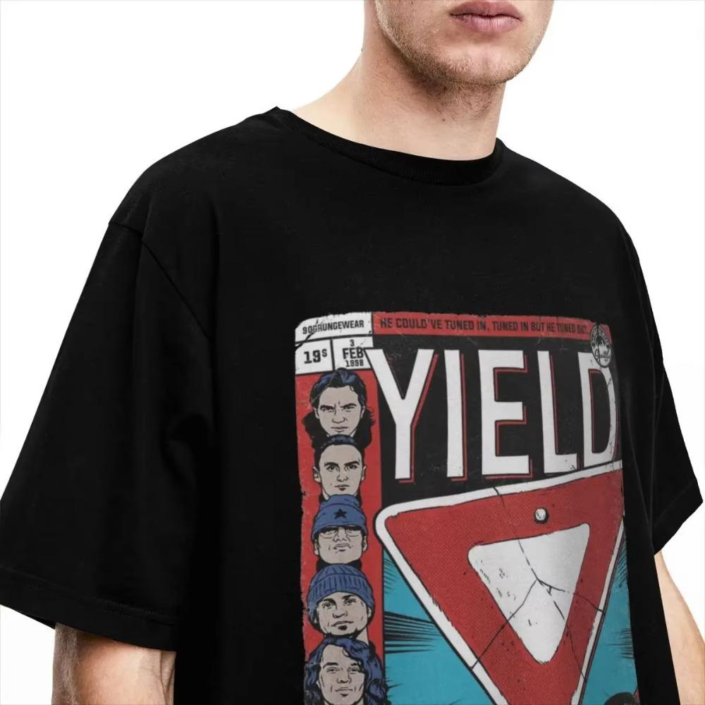 Men Women's Pearl Jam Album Yield T Shirt Apparel Rock And Roll Cotton T-shirt Clothing Leisure Tees Printed