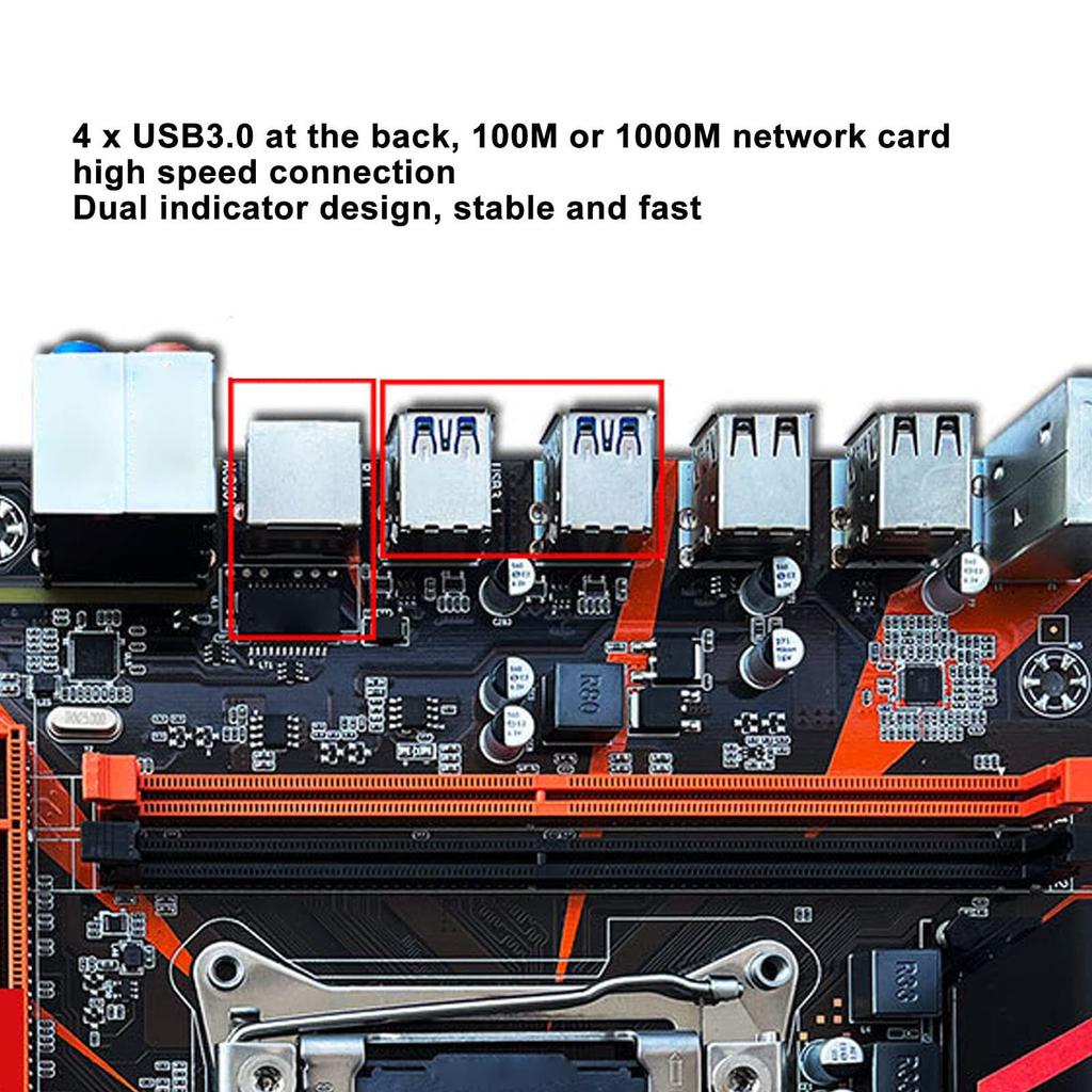 Материнская плата Dpofirs X99 с процессором LGA E5 2620 V3, поддерживает DDR4, WiFi и гигабитную сетевую карту, для настольного компьютера, комплект 2011-3, 4-канальная